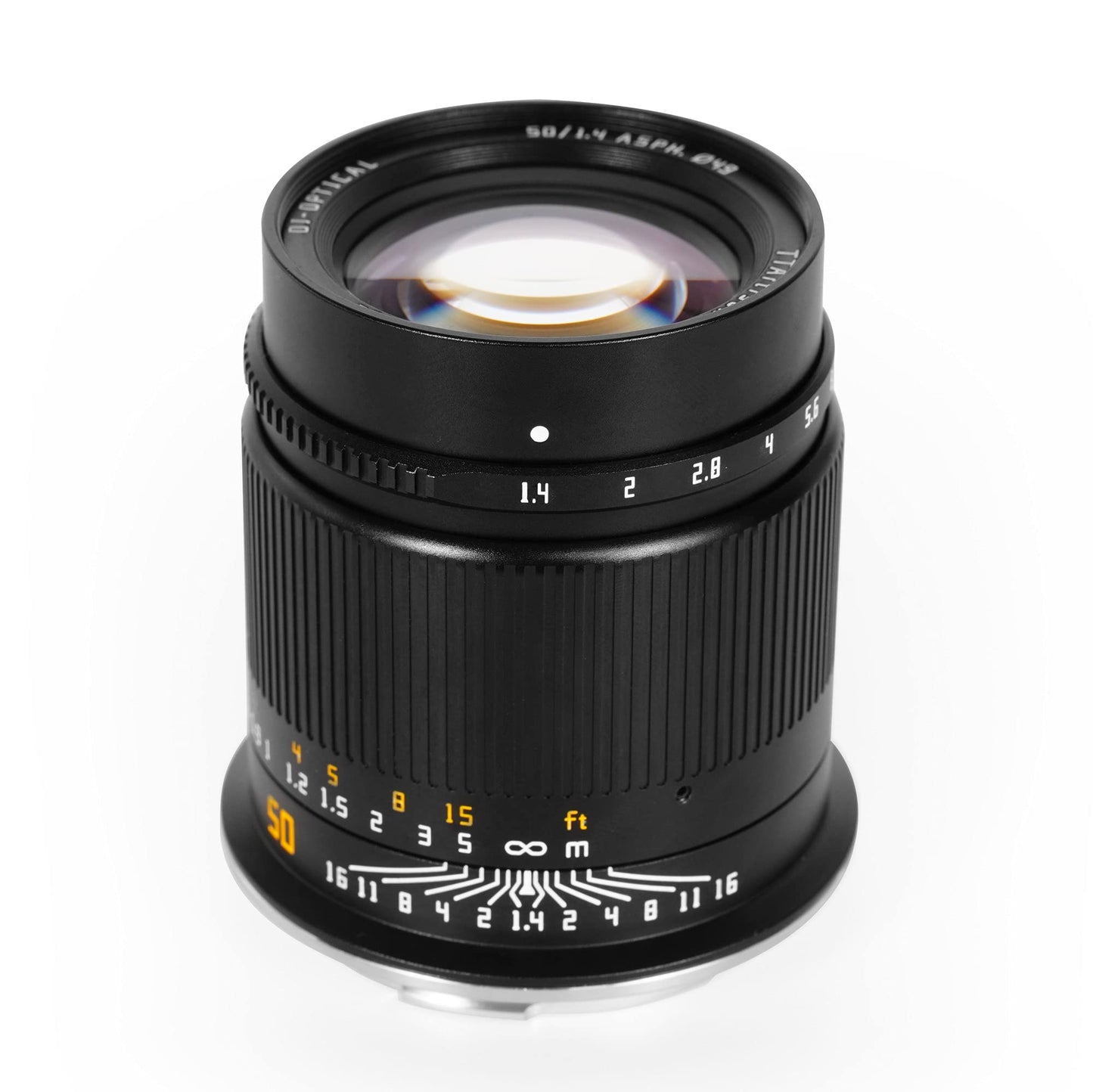 TTArtisan 50mm F1.4 Full Fame Large Aperture Manual Focus Mirrorless Camera Lens Compatible with Canon RF Mount Cameras Like EOS R RP R5 R6