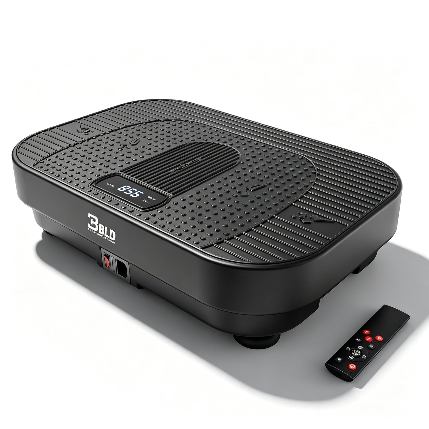 BBLD Vibration Plate Exercise Machine, 200 Levels Whole Body Vibration Platform for Body Toning, 330LB Capacity 4.3" Ultra-Thin Silent Fitness Plate with 10 Auto Modes for Home Gym