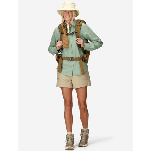 MARMOT Women's AirExchange UPF 40 Long Sleeve Shirt - Breathable, Moisture Wicking, Agate Green, Small