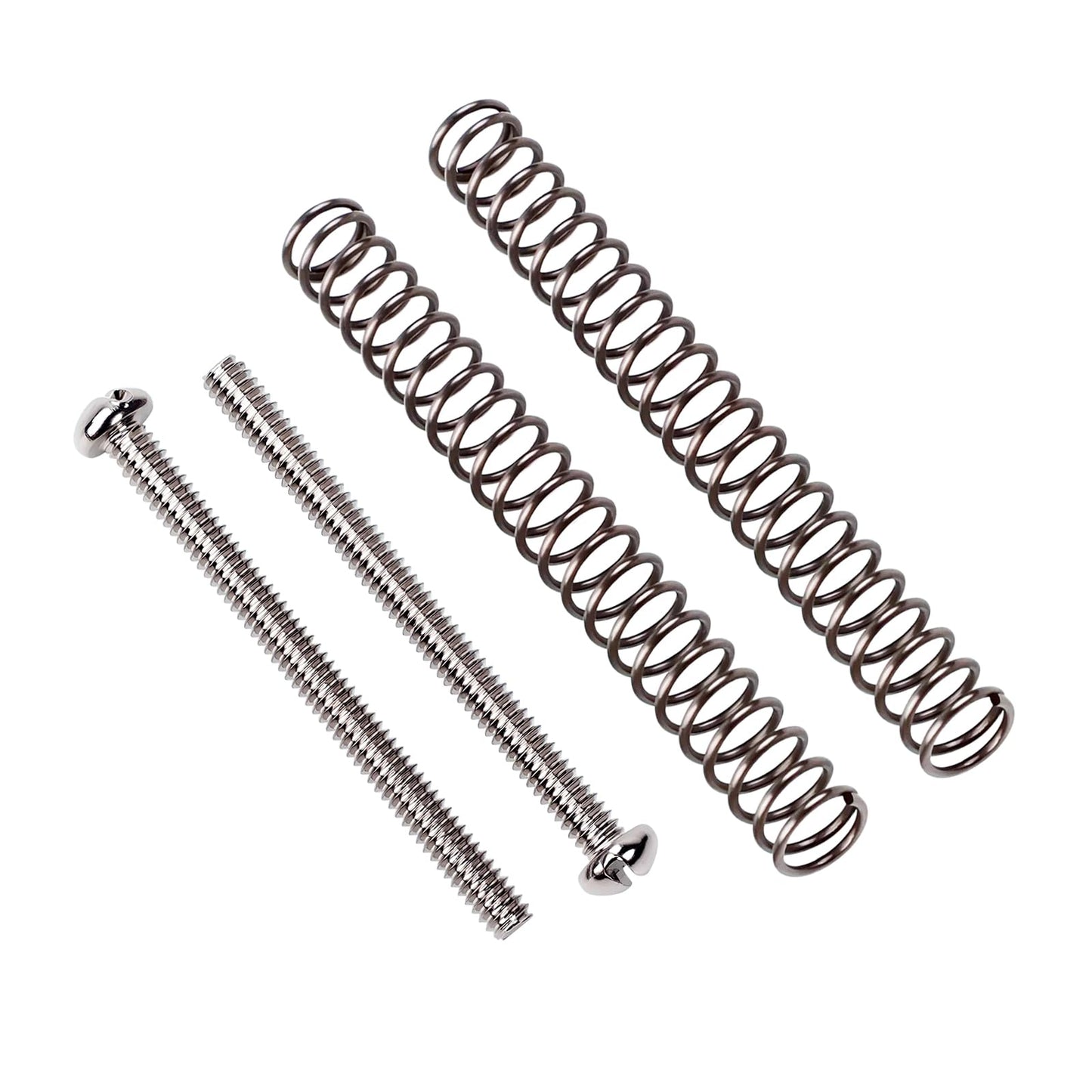 Banworks Usa/Imperial Thread Guitar Humbucker Pickup Screws Vintage Slotted-Head Humbucker Pickup Height Screws With Springs For