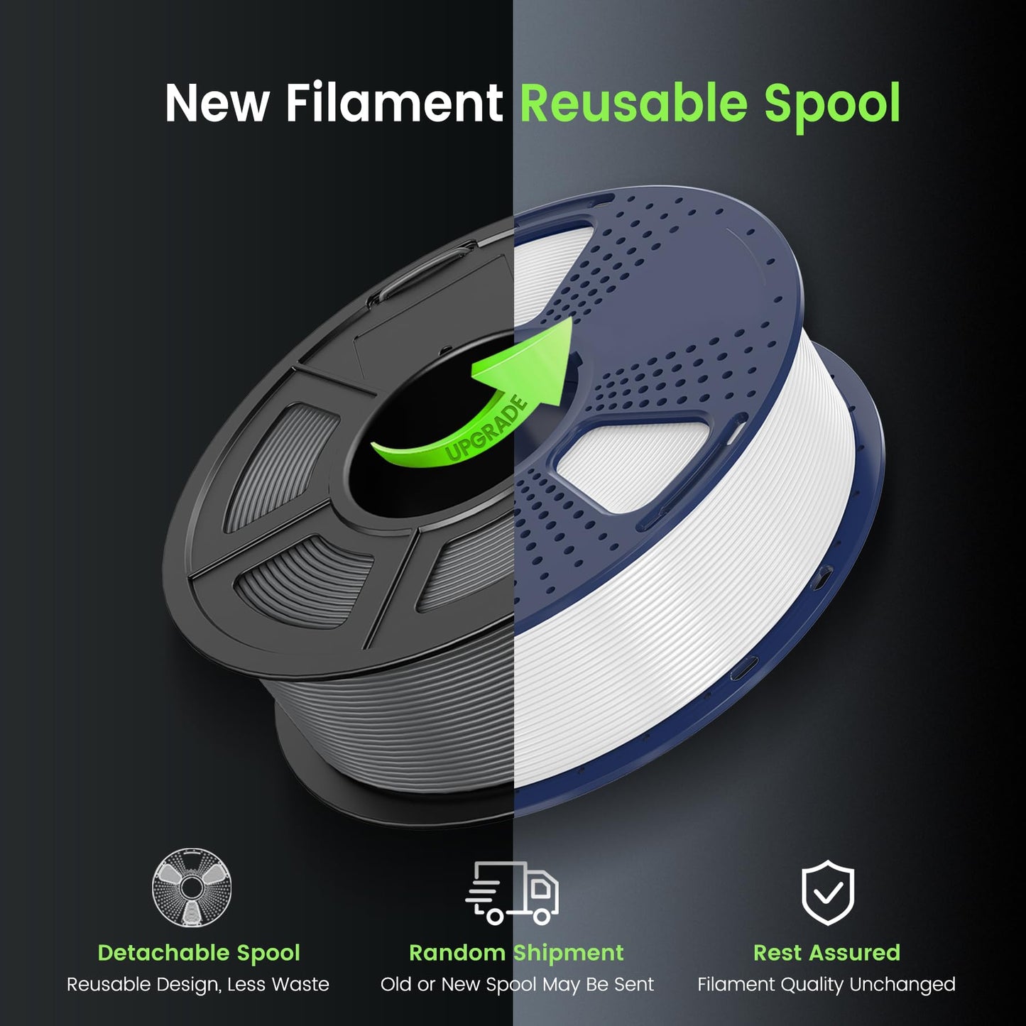 Sunlu 3D Printer Filament Pla Plus 1.75Mm 2Kg, Sunlu Neatly Wound Pla Filament 1.75Mm Pro, Pla+ Filament For Most Fdm 3D Printer