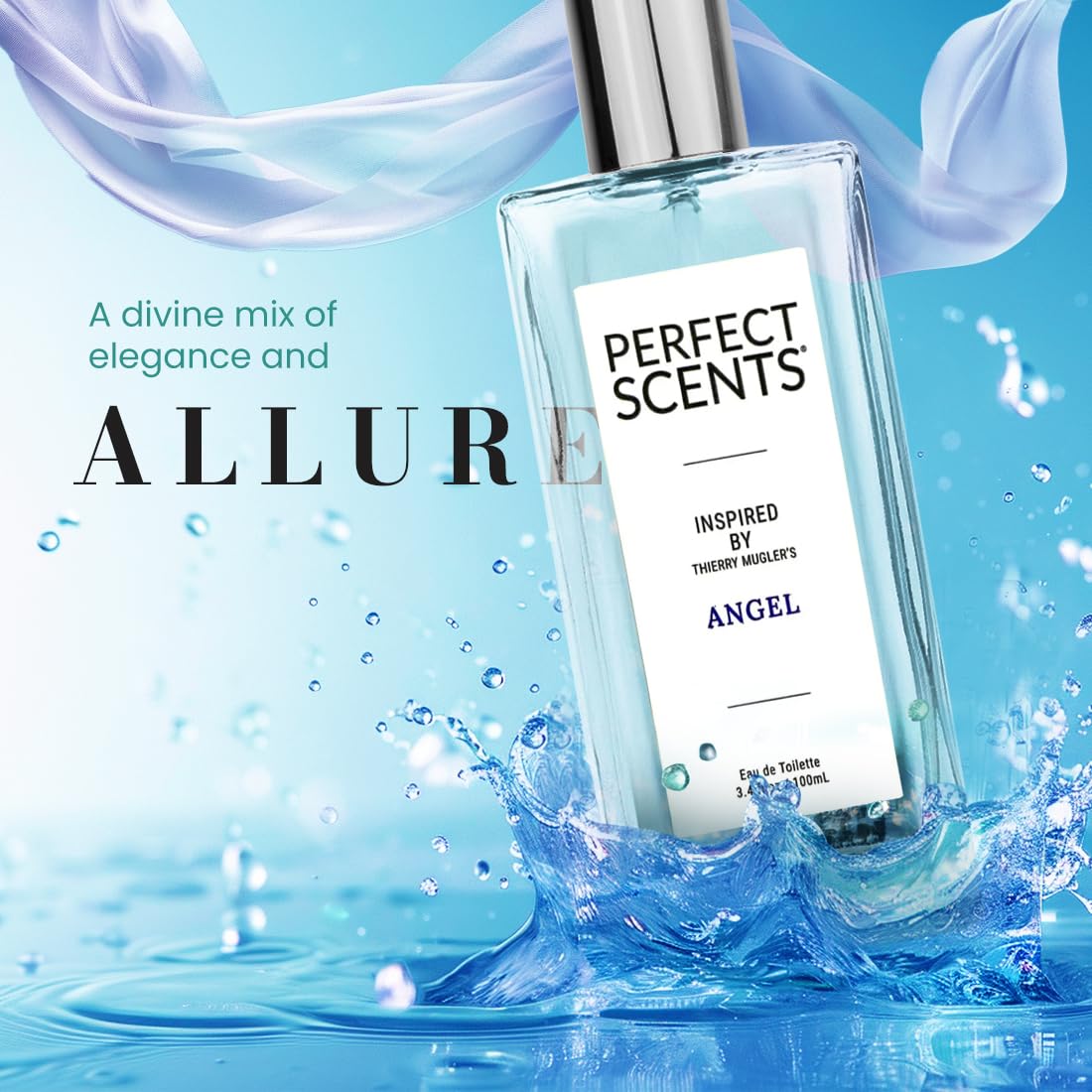 Perfect Scents Fragrances | Women’s Eau de Toilette | Vegan and Paraben Free | 3.4 Fluid Ounces