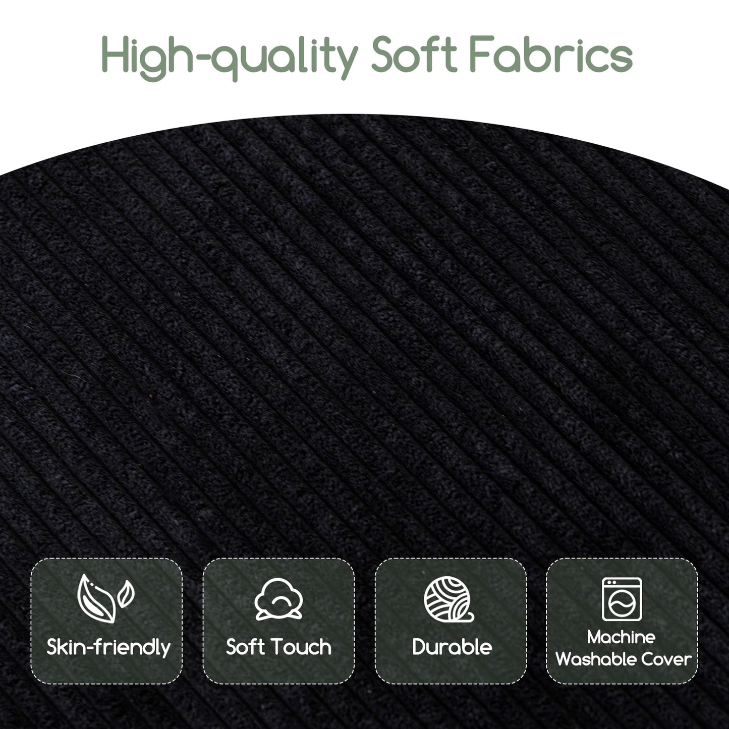 HIGOGOGO Giant Bean Bag Chair Bed for Adults,Convertible Beanbag Folds from Lazy Chair to Floor Mattress Bed,Large Floor Sofa Couch for Adult,Couples,Family,High-Density Foam Filling, Machine Washable