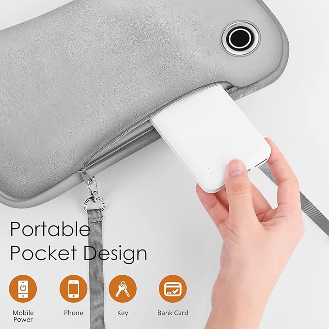 Rechargeable Hand Warmers, Portable Graphene Heated Gloves Handwarmers Bag with 10000MAH Power Bank&3 Heat Modes, Fast Electric Heating Pad Pouch Muff for Men,Pain Releif,Gift, Golf,Camping&Fishing