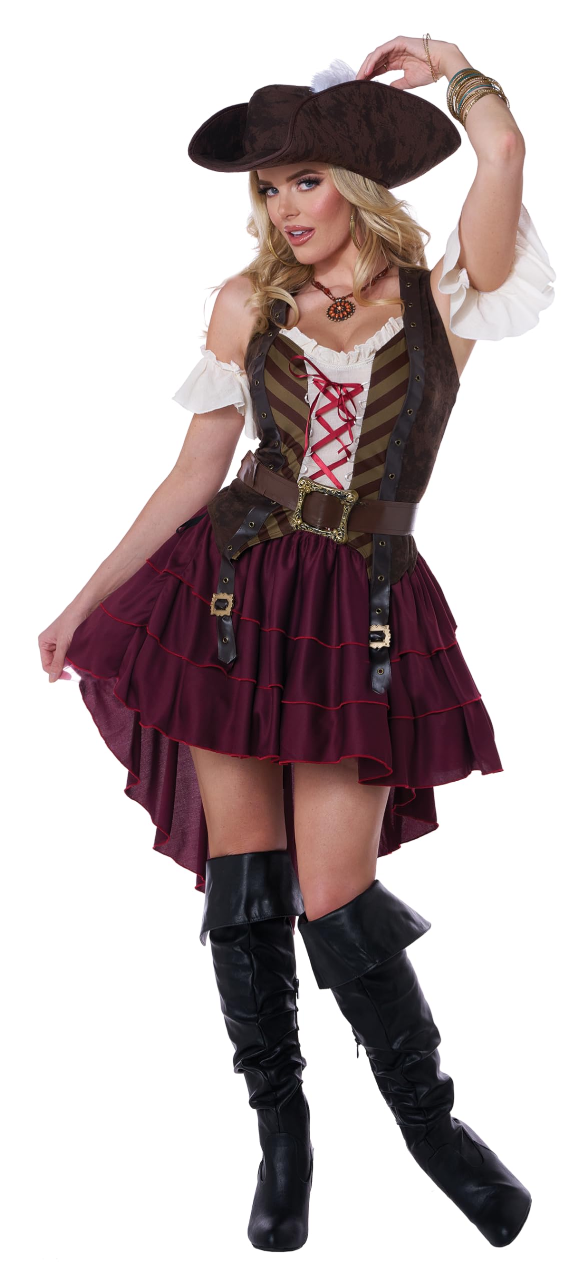 California Costumes Sexy Swashbuckler Captain Costume X-Small Multi