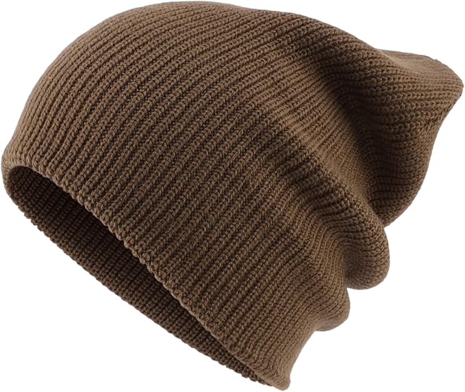 Connectyle Classic Double Layer Knit Beanie Hat Warm Thick Acrylic Winter Hats Daily Cuffed Beanies Watch Hat for Men Women