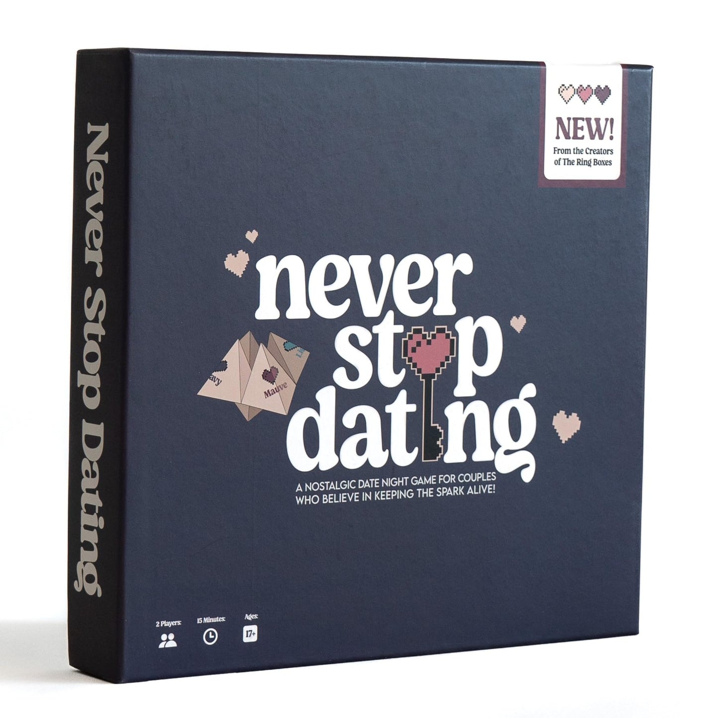 Never Stop Dating - The Ultimate Romantic Date Night Activity Game for Couples - Awesome Gift for Boyfriend, Girlfriend, Husband, Wife, Partner, Engagement or Anniversary. Keep The Spark Alive!