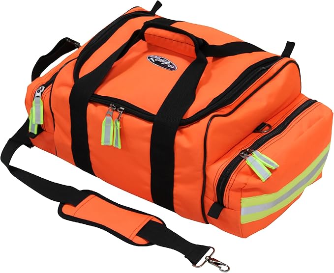 Kemp USA Maxi Trauma Bag - Large First Aid Kit for EMT First Responders - Water Resistant 600D Nylon - Buckle Closure with...