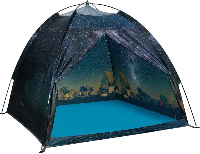 Mnagant Kids Play Tent-61”x61”x45”Imaginative Play Popup Tent Space World Tent for Kids Indoor/Outdoor Fun-Kids Galaxy Dom...