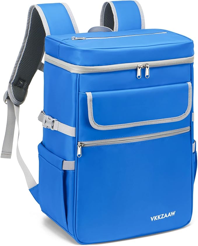 VKKZAAW Cooler Backpack,36Cans Backpack Cooler Insulated Leak Proof Waterproof Soft Sided Cooler Bag,Beach Camping Cooler,...