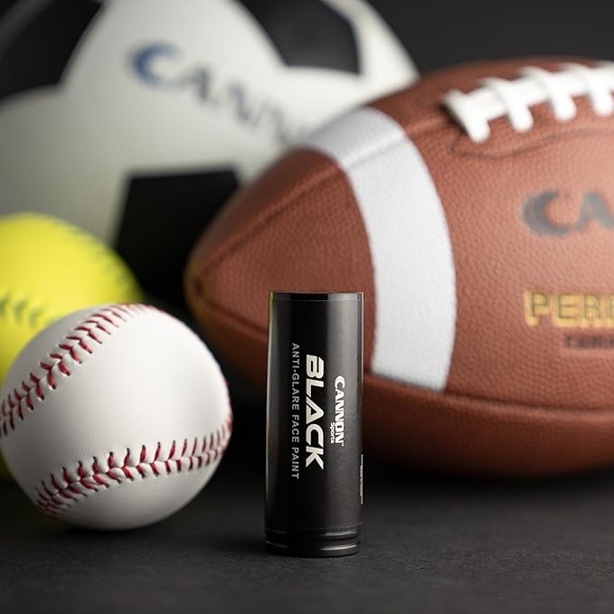 Cannon Sports Face Body Paint Stick for Football Baseball Softball Lacrosse Hockey - Sweatproof, Long-Lasting, Anti-Glare (White)