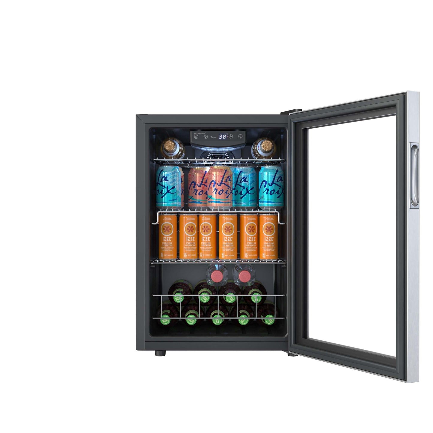 EdgeStar BWC91SS 17 Inch Wide 80 Can Capacity Extreme Cool Beverage Center
