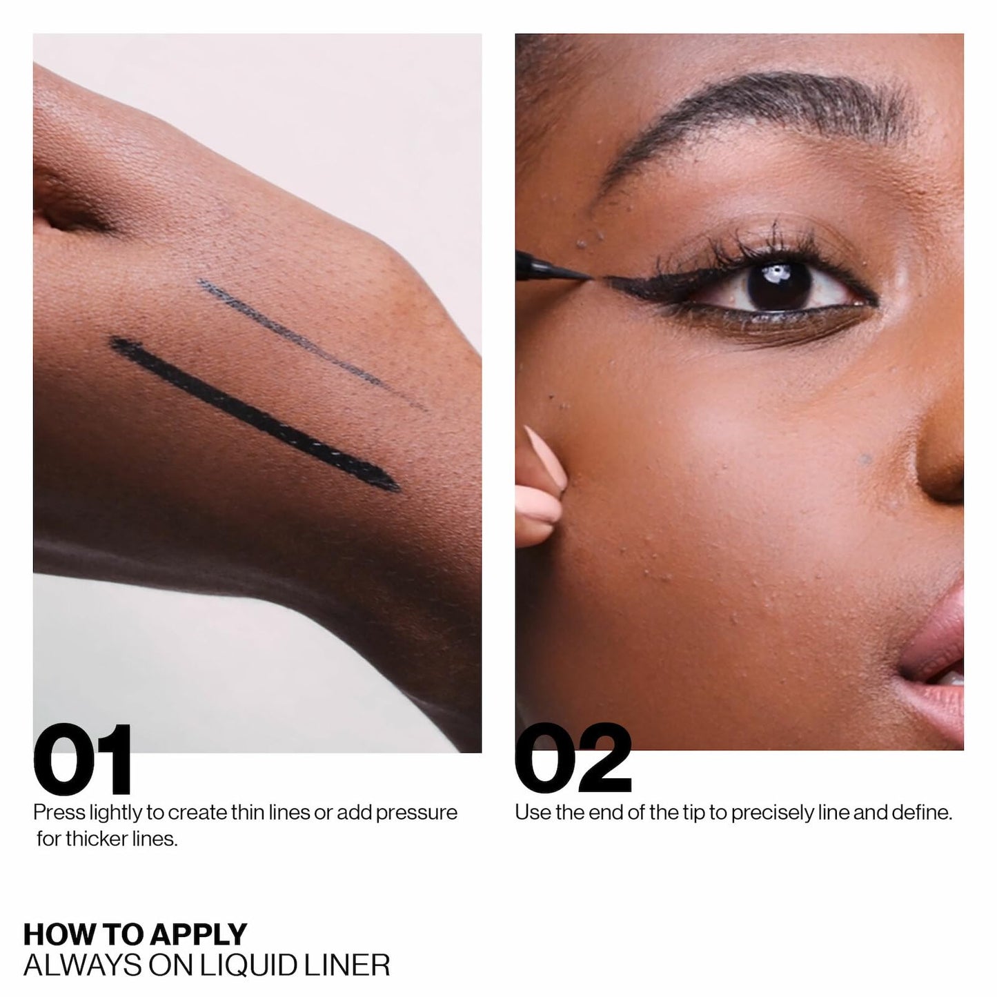 Smashbox Always On Liquid 24-Hour Eye Liner | Long Lasting + Waterproof, Black