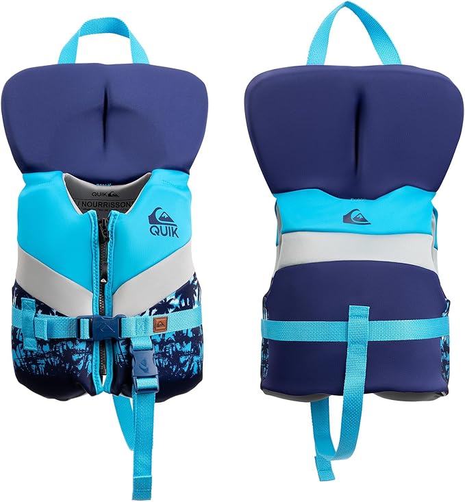 ROXY Women's Life Vest and Quiksilver Infant Life Vest, USCG and Transport Canada Approved PFD, Evoprene CGA Life Jacket f...