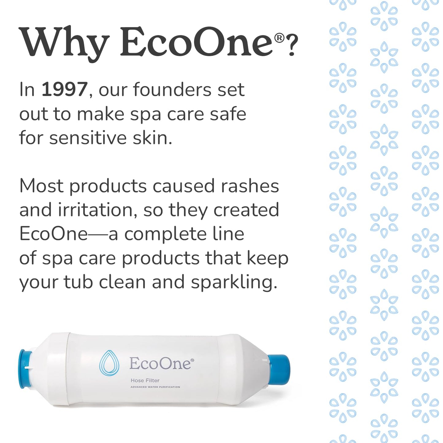 EcoOne Hot Tub Chemical Maintenance & Supply Kit | Spa Shock & Conditioner Kit | Contains Oneshock Chlorine Granular & SPA Monthly Conditioner | 6 Month Supply