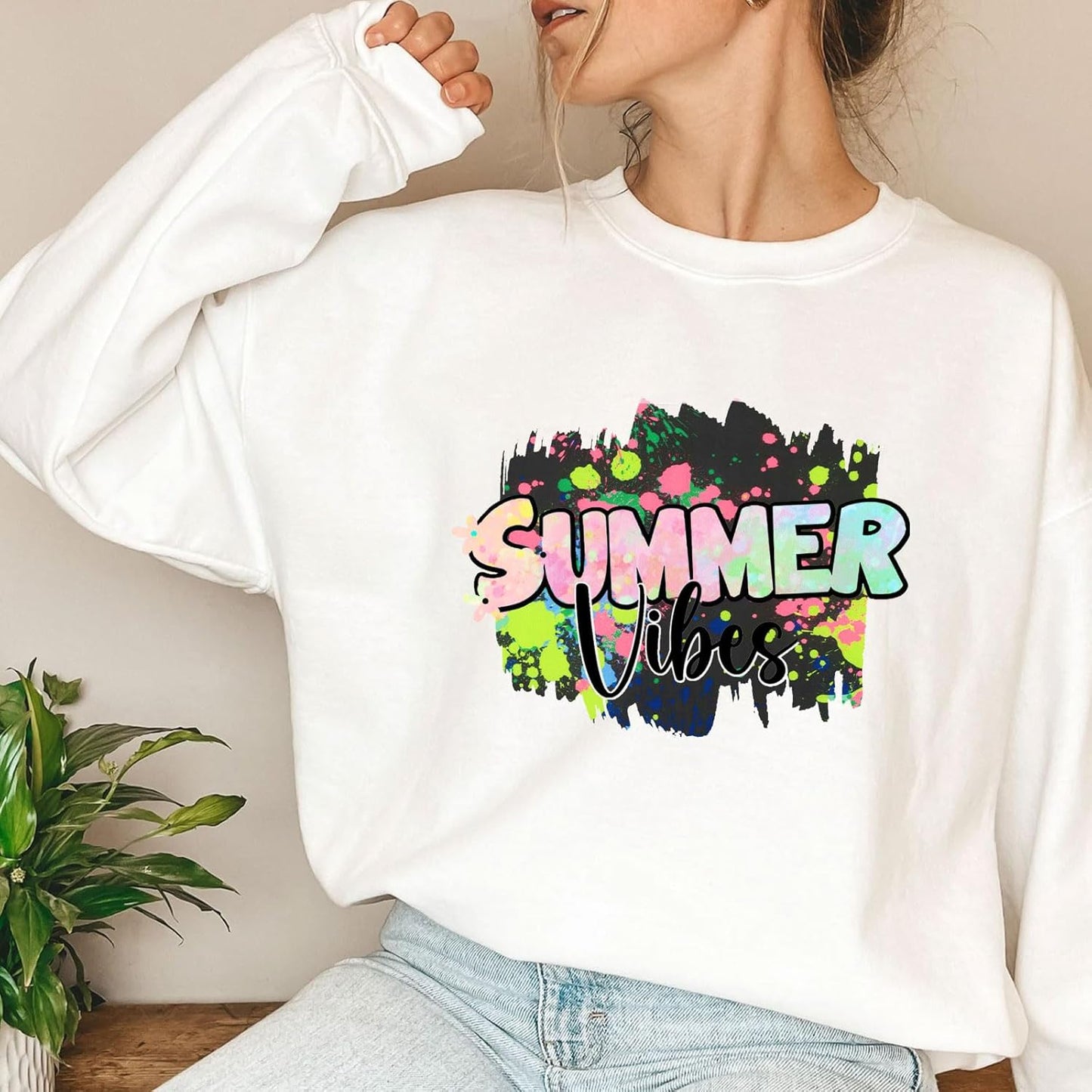 Tintnut Splash Heat Transfer Vinyl Roll - 12 Inch x 5ft Spring Color Watercolor Ink Patterned HTV Splatter Iron On Vinyl DIY T-Shirts Hats Clothes Canvas Bags for Cricut or Silhouette Cameo