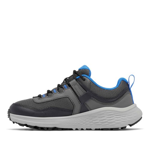 Columbia Konos™ Low (Little Kid/Big Kid) Dark Grey/Vivid Blue 6 Big Kid M