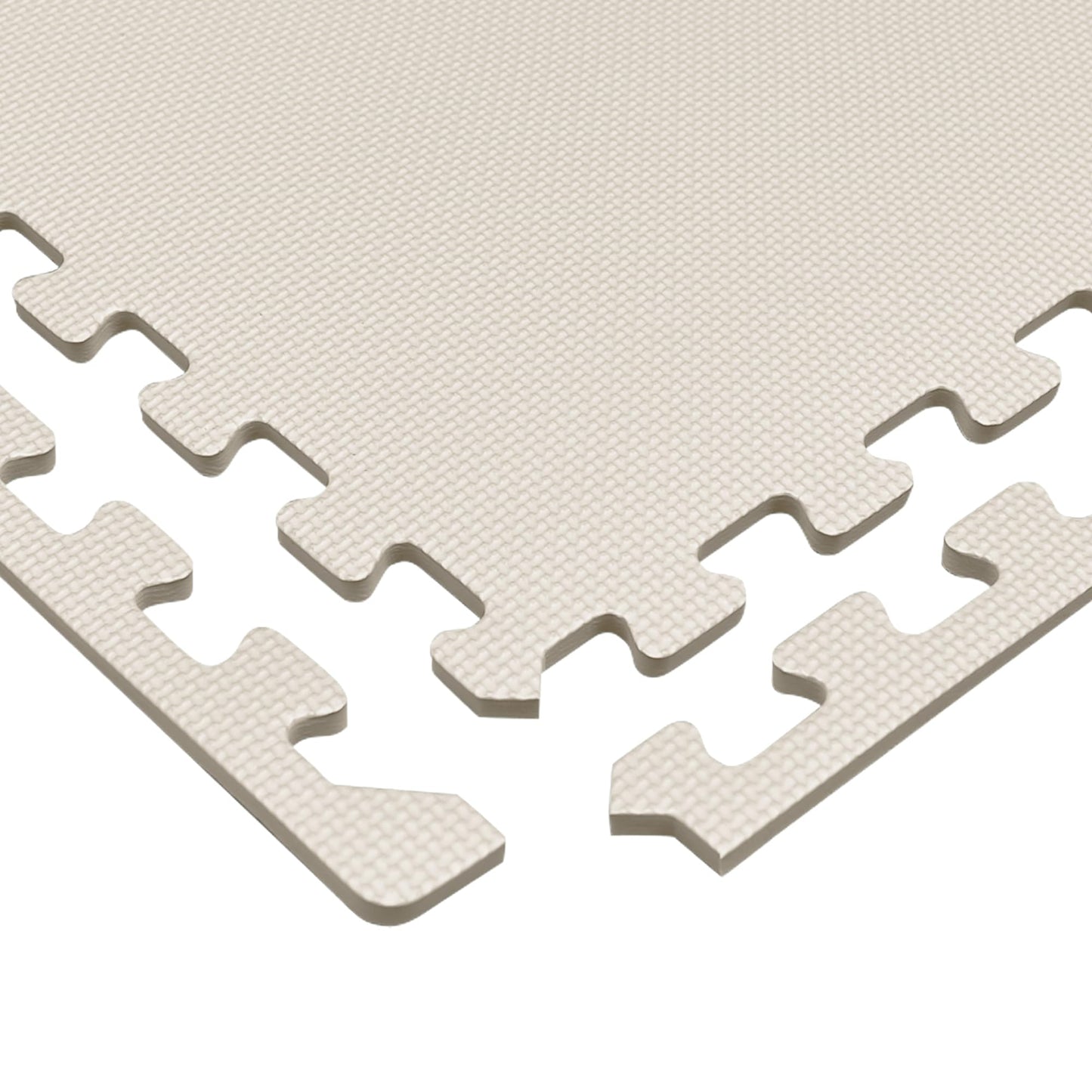 We Sell Mats 3/8 Inch Thick Multipurpose Exercise Floor Mat with EVA Foam, Interlocking Tiles, Anti-Fatigue for Home or Gym, 24 in x 24 in