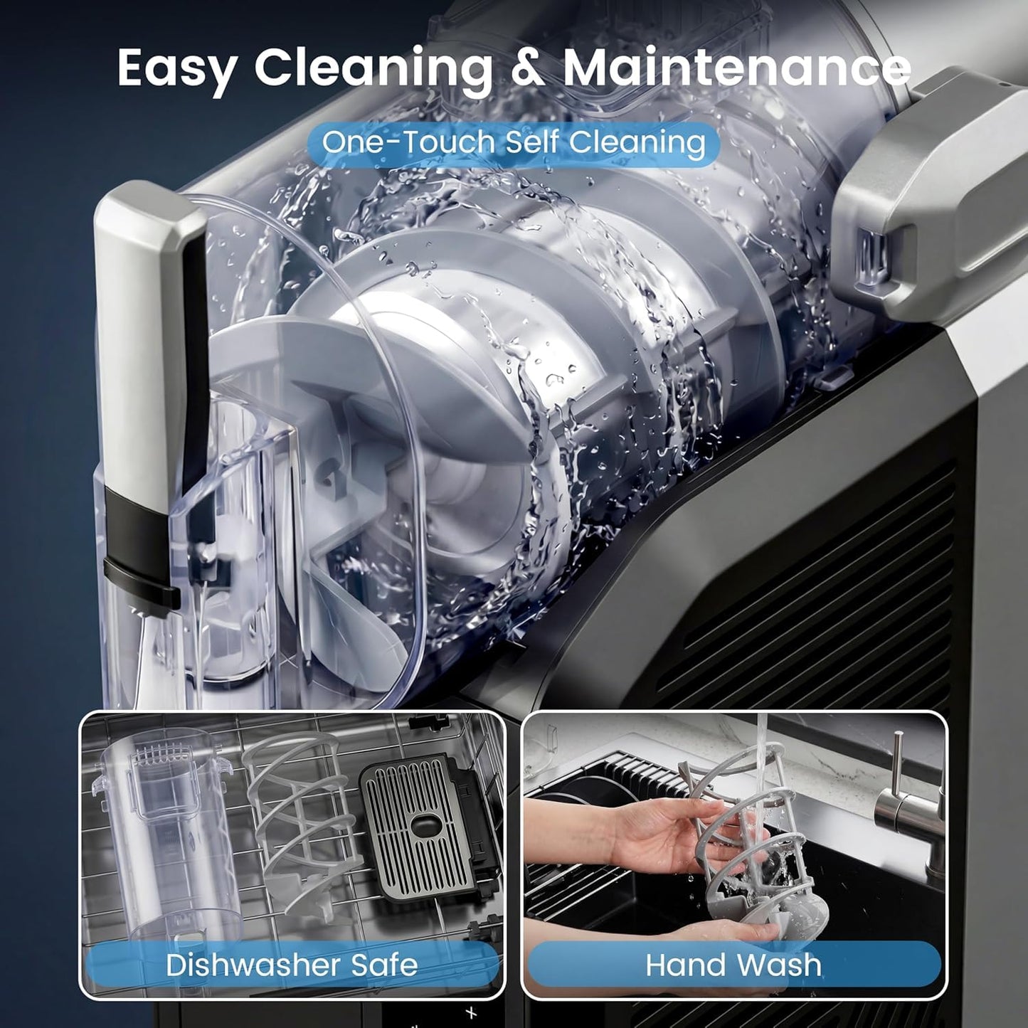 XCITY Slushie Machine, 68oz Slushy Maker for Home & Party, No Ice Needed, Commercial Frozen Drink Machine for Margaritas, Frappés, Milkshakes, Cold Drinks & Frozen Juice