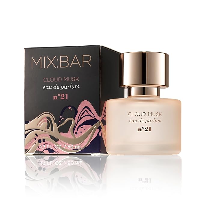MIX:BAR Perfume for Women - Cloud Musk Fragrance - Eau De Parfum EDP Spray, 1.7 oz