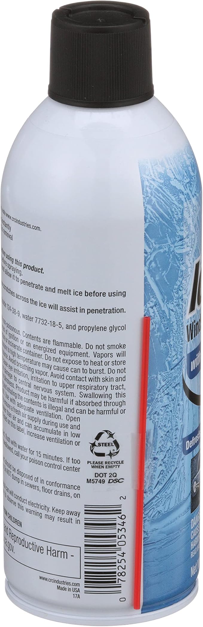 CRC Ice-Off Windshield Spray De-Icer, 12 Wt Oz, Pack of 1