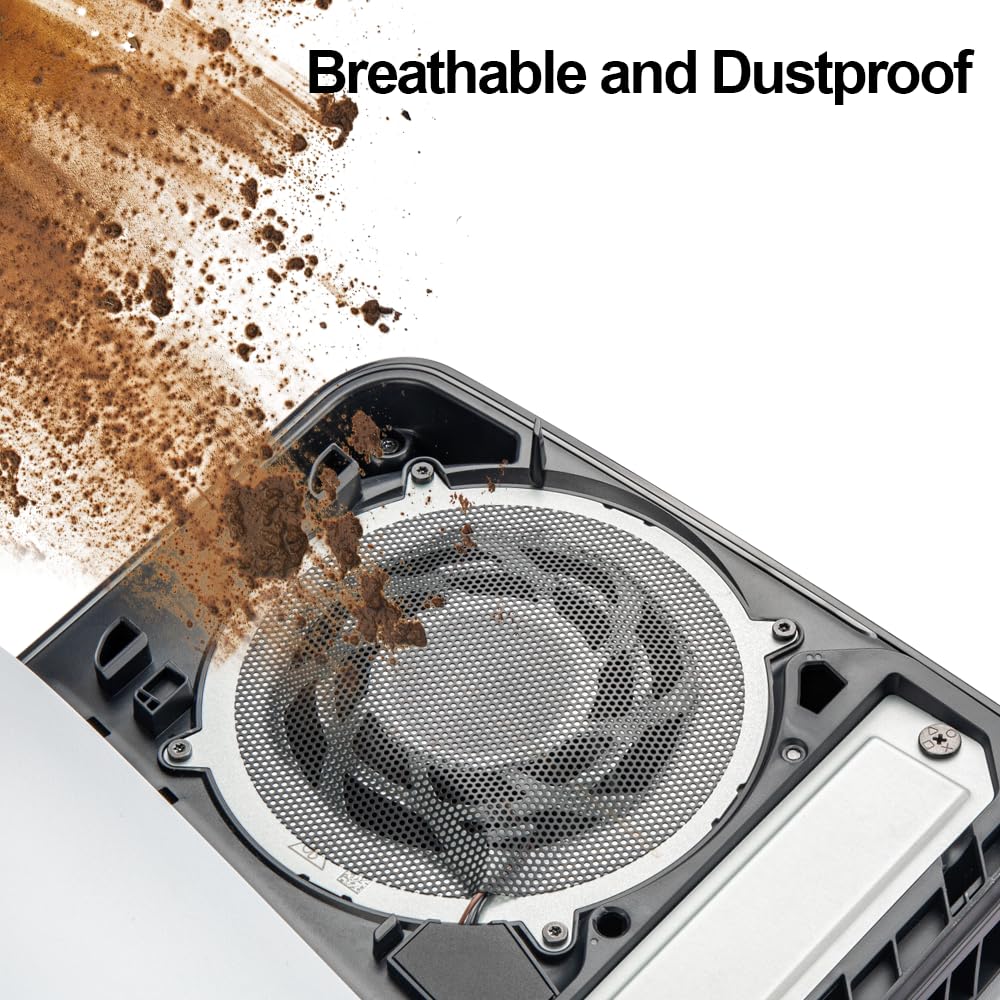 4 Pack Dust Filter For Ps5 Slim Heatsink Fan, Dust Cover With Cooling Vents For Ps5 Slim Heatsink Fan