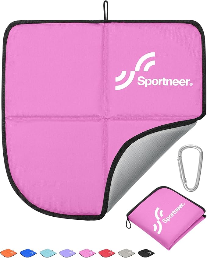 Sportneer Sitting Pad, Lightweight Waterproof Folding Seat Pad for Backpacking, 15.75'' x 15.75'' Portable Camping Seat Mat for Hiking, Picnics & Outdoor Use