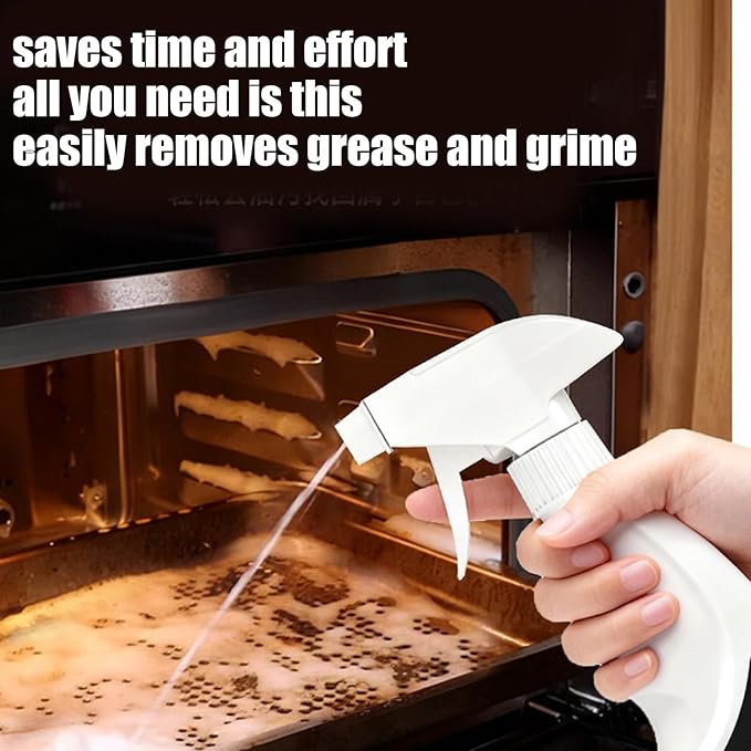 Oven and Grill Cleaner,300ml Degreaser for Grease Oil - Fryer Degreasing Spray | for Homeowners Busy Families Renters To Remove Grease Stain Oil From Microwave Oven Grill Kitchen