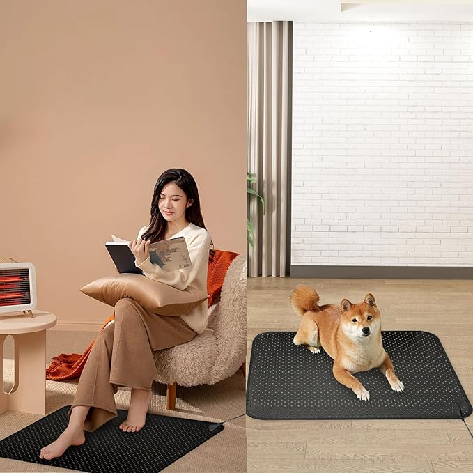 EOHELGRO Grounding Mat for Sleeping, Earth Mat Grounding Pad for Energy, Pain Relief, Inflammation, Feet and Back Pain (23.6"x35.4")