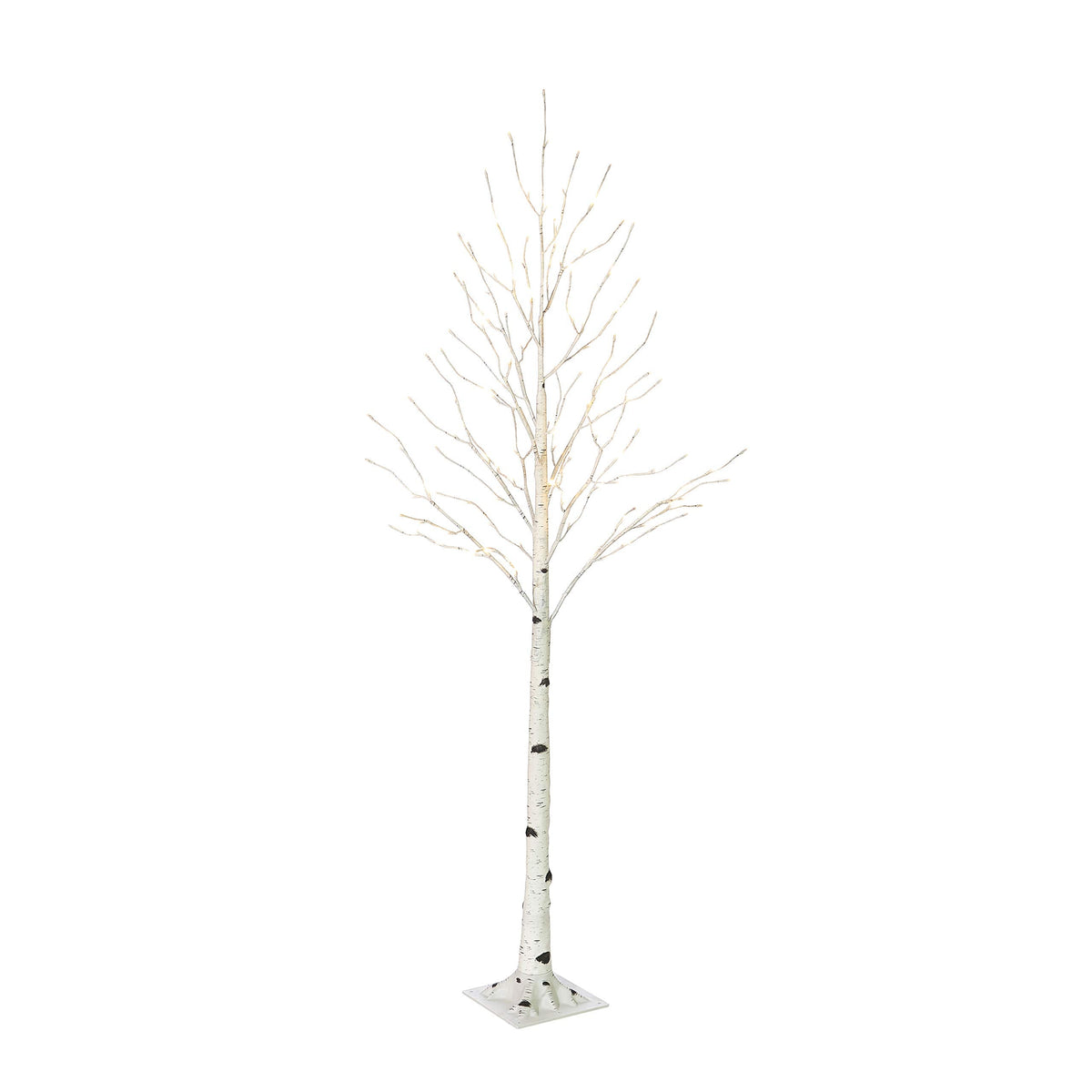Hairui Lighted Birch Tree Plug in 4FT 72 LED White Twig Tree with Lights for Christmas Easter Wedding Room Decorations Indoor Outdoor
