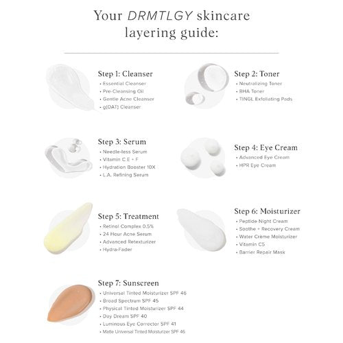 DRMTLGY Lactic Acid 12% Refining Serum for Face - AHA & PHA Exfoliating Face Serum - Dark Spot Serum with Brightening Licorice Root Extract, 1oz