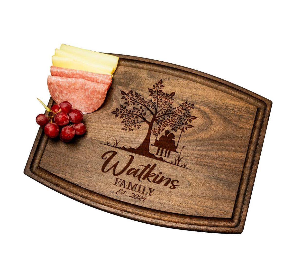 Personalized Engraved Cutting Board - Custom Gift for Couples, Newlyweds, Weddings, Anniversaries, Housewarming, Christmas, or Special Occasions - Unique Keepsake for Loved Ones