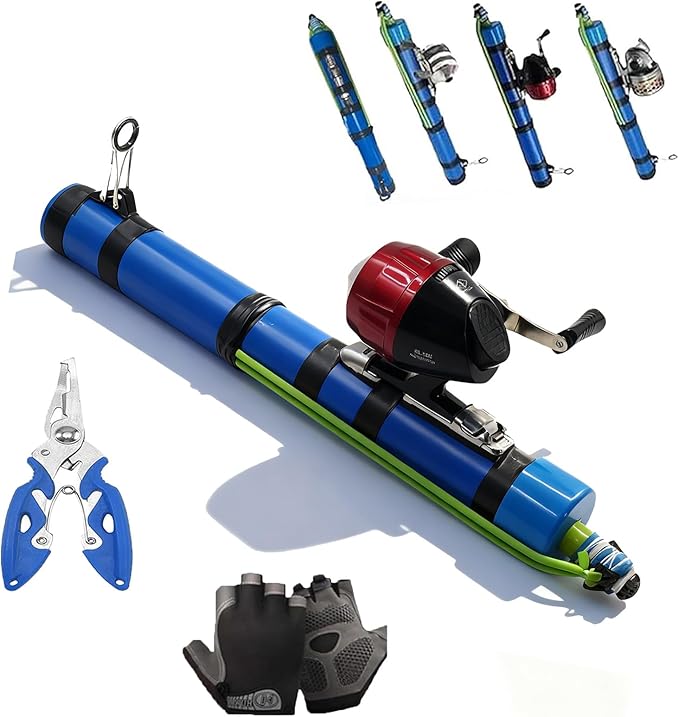 2026 New Fishing Catapult Rod, Pole Shooting Catapult Fishing Rod Lure Angling Tools, Portable Telescopic Slingshot Fishin...
