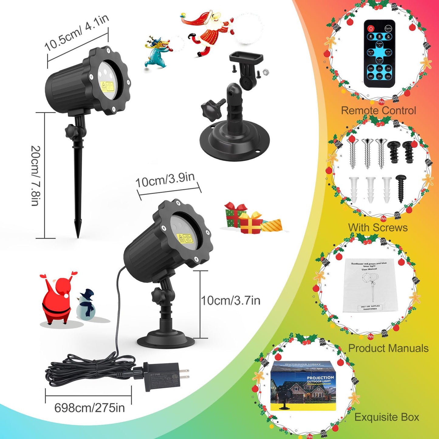 Waterproof Firefly Laser Projector Lights Outdoor,12 Effect Moving RGB Lights Show Laser Projection with RF Remote and Timer for Wedding Christmas Holiday Party Patio Garden Landscape Decor