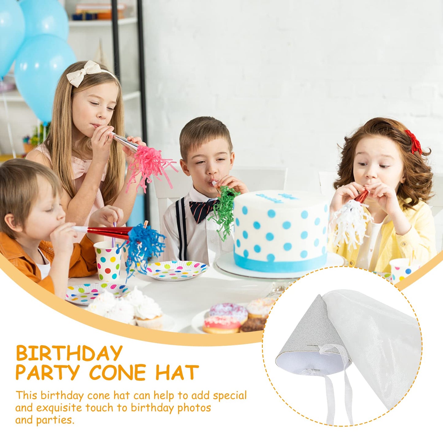mesh Birthday hat Birthday Cone Hats Hats for Women Princess Party Hats Birthday Party Cap hat for Women Kids Birthday Headband Child Birthday Hats Cloth Make up Veil Baby