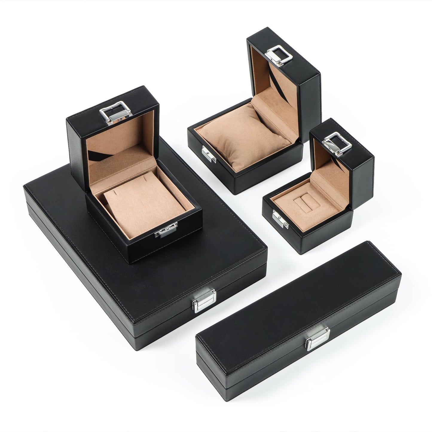Vidifina Bracelet/Bangle Gift Box Square Jewelry Luxury Display Boxes Storage Case for Women (BRACELET-BLACK)