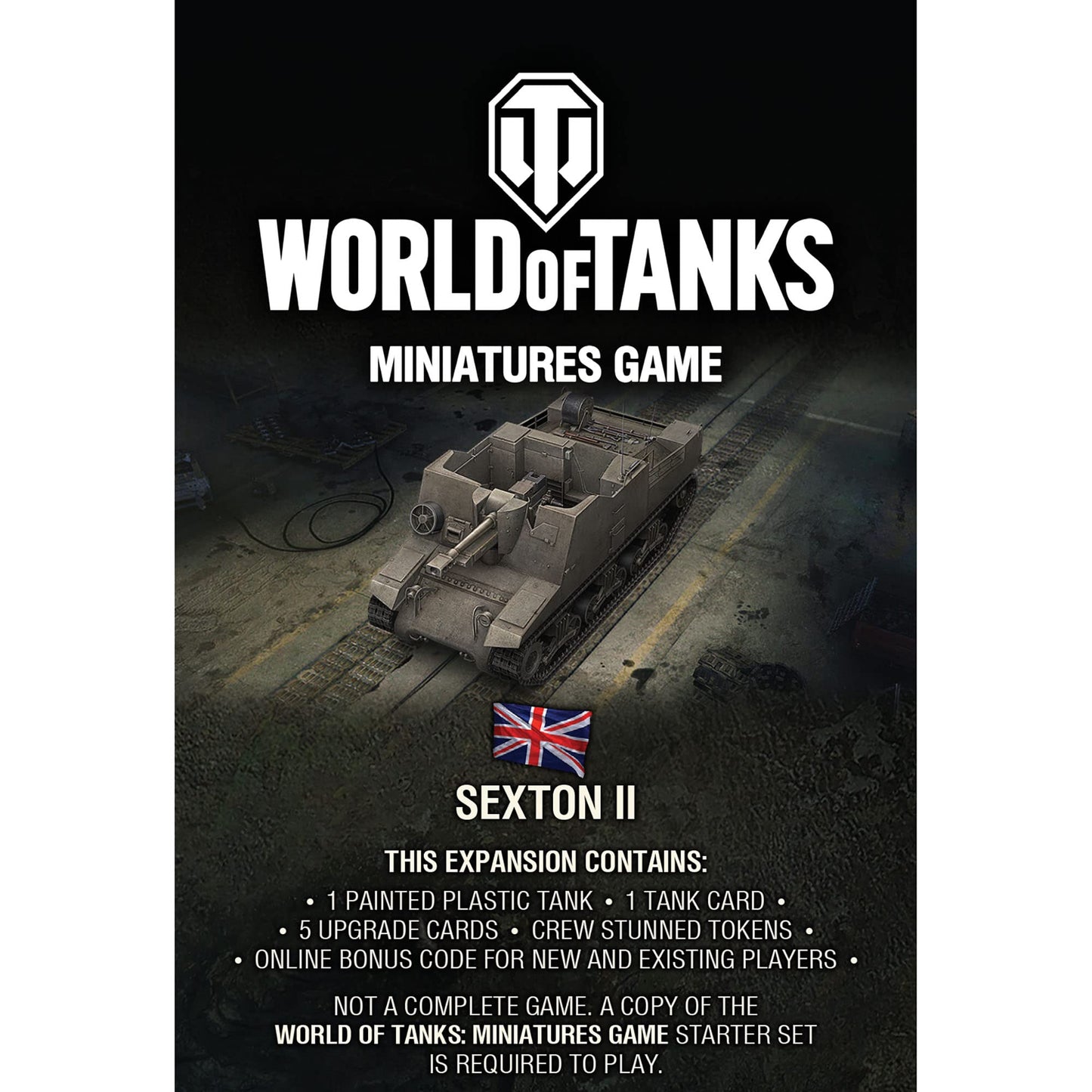 Gale Force Nine World of Tanks: Sexton II - Wave 8 Assault Gun Expansion, Miniatures Game