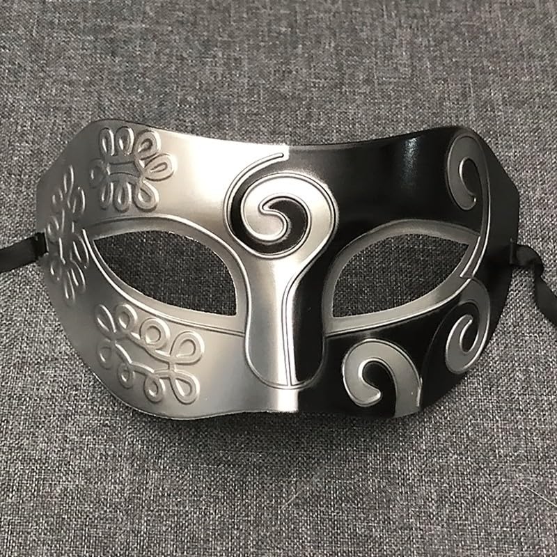 Rgontar 10 Pcs Unisex Retro Masquerade Mask Face Mask Venetian Mask for Fancy Dress Costume Party