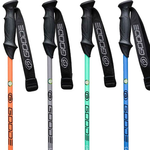 GOODE Carbon Neutral Ski Poles – Ultra-Lightweight & Durable Eco-Friendly Composite – High-Performance Shock Absorbing Downhill Ski Poles for Men & Women – 44"/110cm – Sea Foam Green – Pair