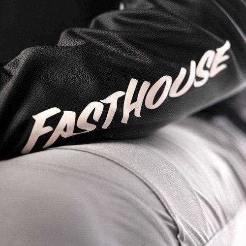 FASTHOUSE Classic Outland Long Sleeve Jersey (Black, Medium)