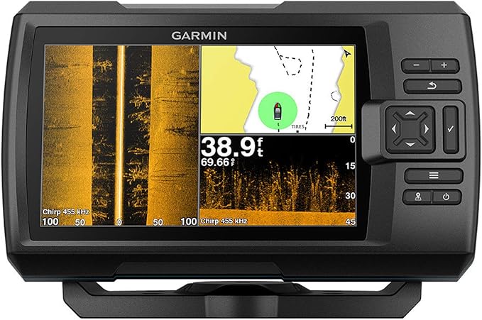 Garmin STRIKER Plus 7sv with CV52HW-TM Transducer and Protective Cover, 7 inches 010-01874-00