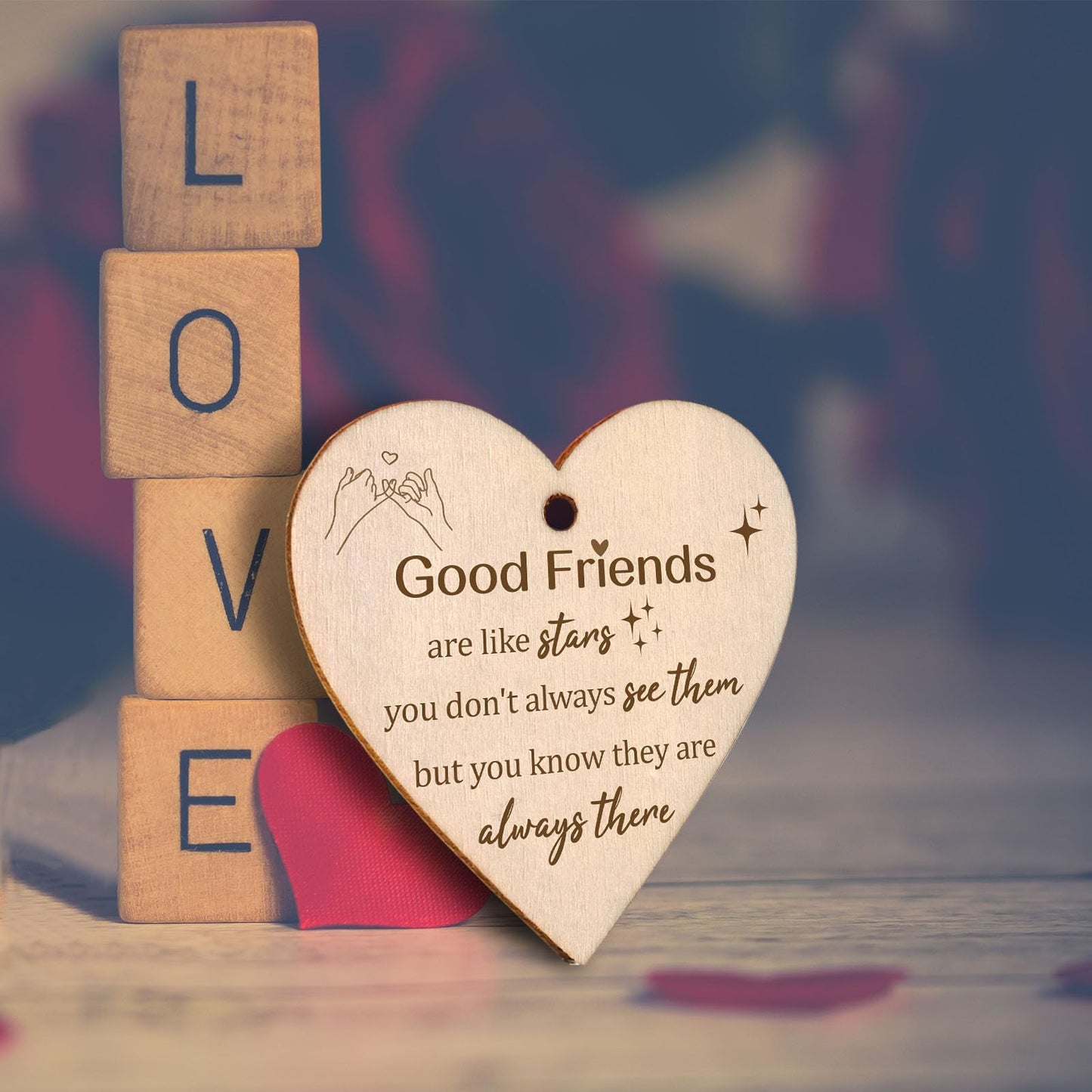 EYITUPC Good Friends Are Like Stars - You Don't Always See Them - But You Know They're Always There Best Friend Picture Frame Gifts for Women Besties BFF, Best Friend Birthday Going Away Gifts