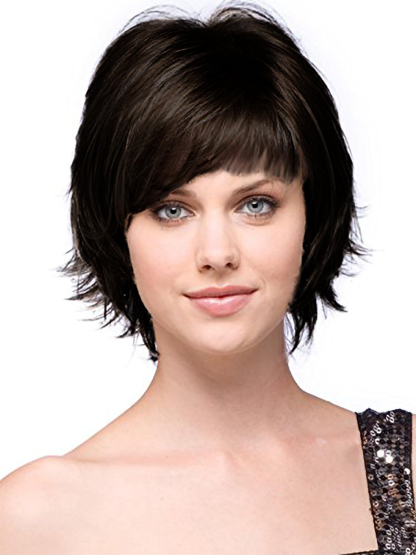 Noriko Sky Synthetic Wig by Rene of Paris and Wig Lift Comb - Expresso - Bundle 2 Items