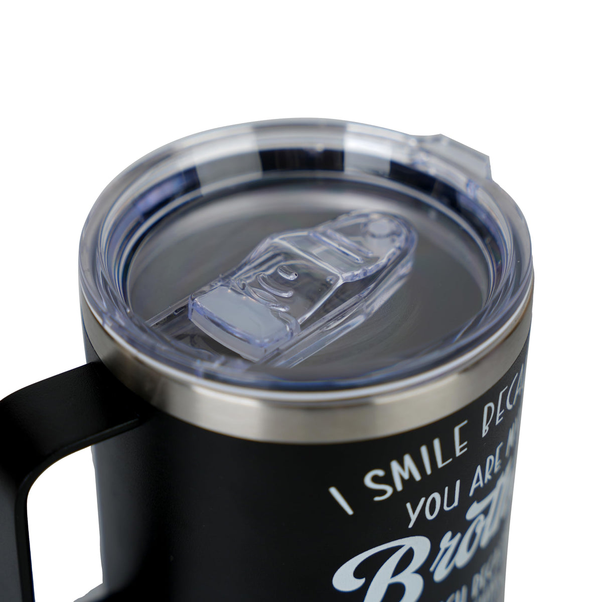 14 Oz Tumbler for Brother – Christmas, Birthday Present from Sister or Brother, Funny Drinkware for Him