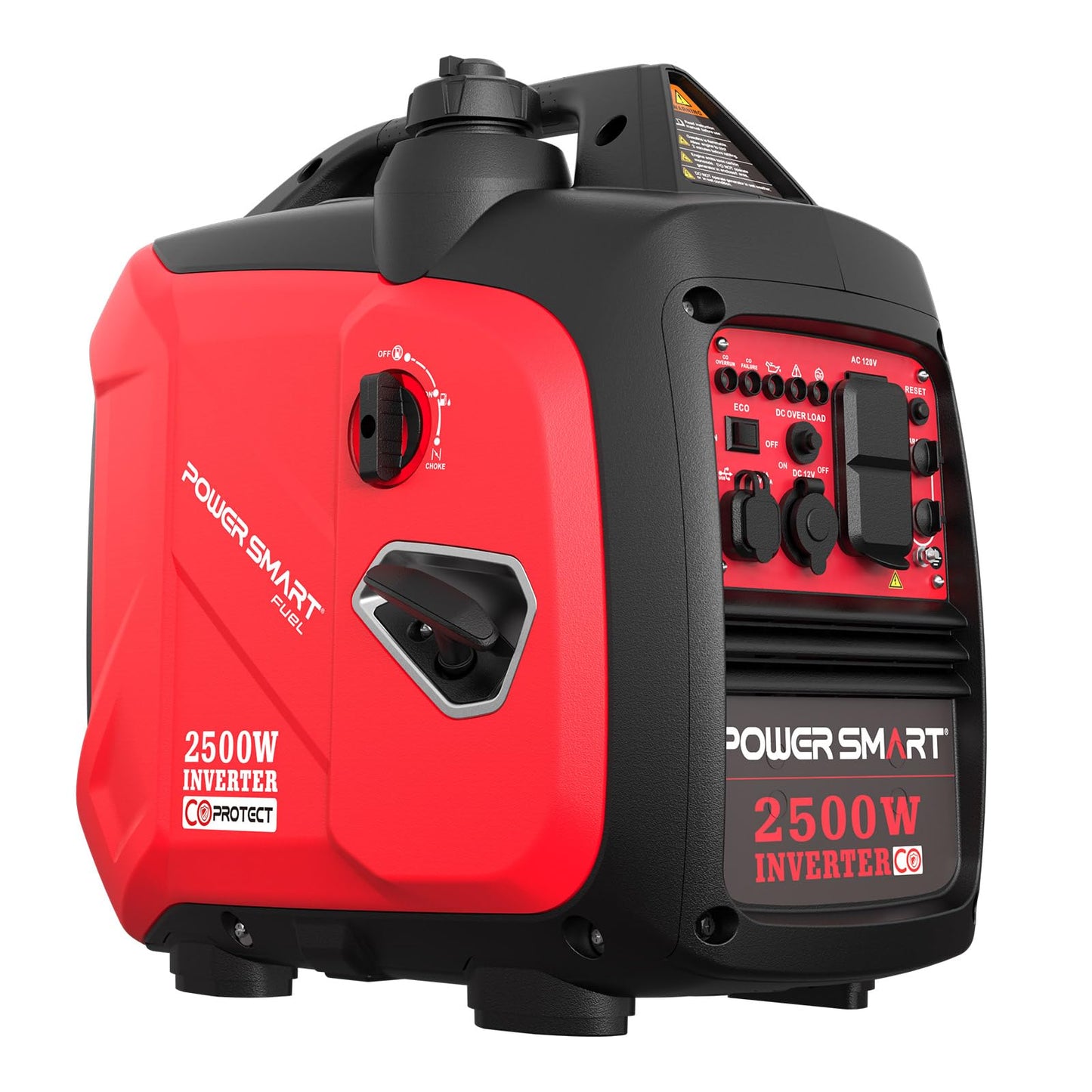 Powersmart 2500-Watt Portable Inverter Generator, Quiet For Camping