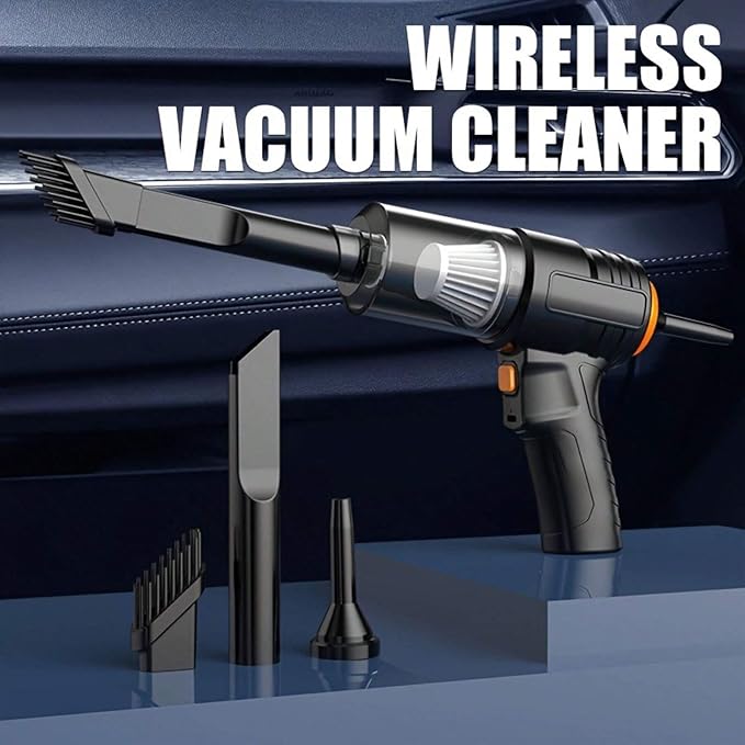 4.6K RPM Keyboard Vacuum Cleaner Mini - Portable Vacuum Cleaner Car Vacuum Dust Kit and Type C, Electric Air Dusters-Replace Compressed Air Cans for PC, Computer Keyboard, Car Duster Cleaning