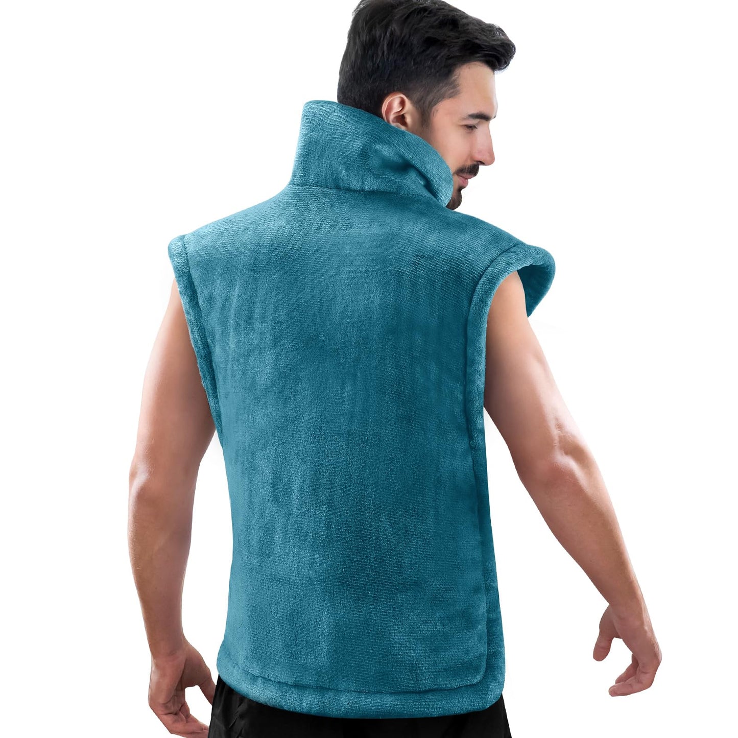 RENPHO King Size Heating Pad for Back, Valentines Day Gifts for Her Him, Birthday Gifts for Men Dad, FSA Eligible, XL Large Electric Heat Pad for Neck and Shoulder, ETL Certified, 24"x37", Blue