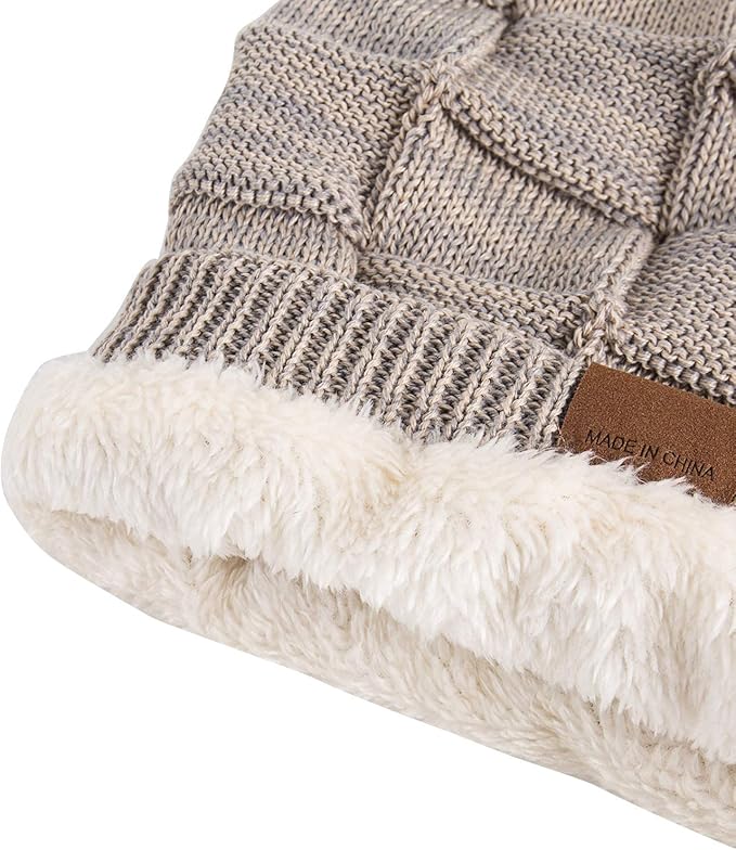 REDESS Beanie Hat for Men and Women Winter Warm Hats Knit Slouchy Thick Skull Cap