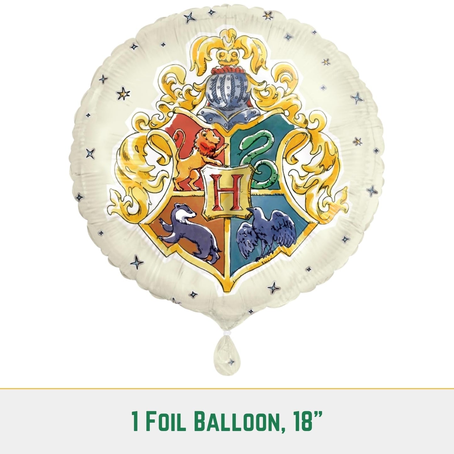Harry Potter Balloons - Harry Potter Birthday Decorations - Bundle with 8 Latex 12”, 1 Foil Balloon 18”, Checklist - Party Decorations and Supplies - Kids Birthday Party