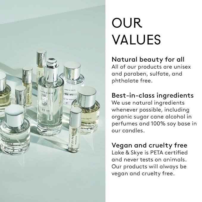 Lake & Skye Midnight 07 Eau de Parfum Spray, Long Lasting Fragrance, 0.5 fl oz (15 ml) - Alluring, Mysterious, Fruity Scent